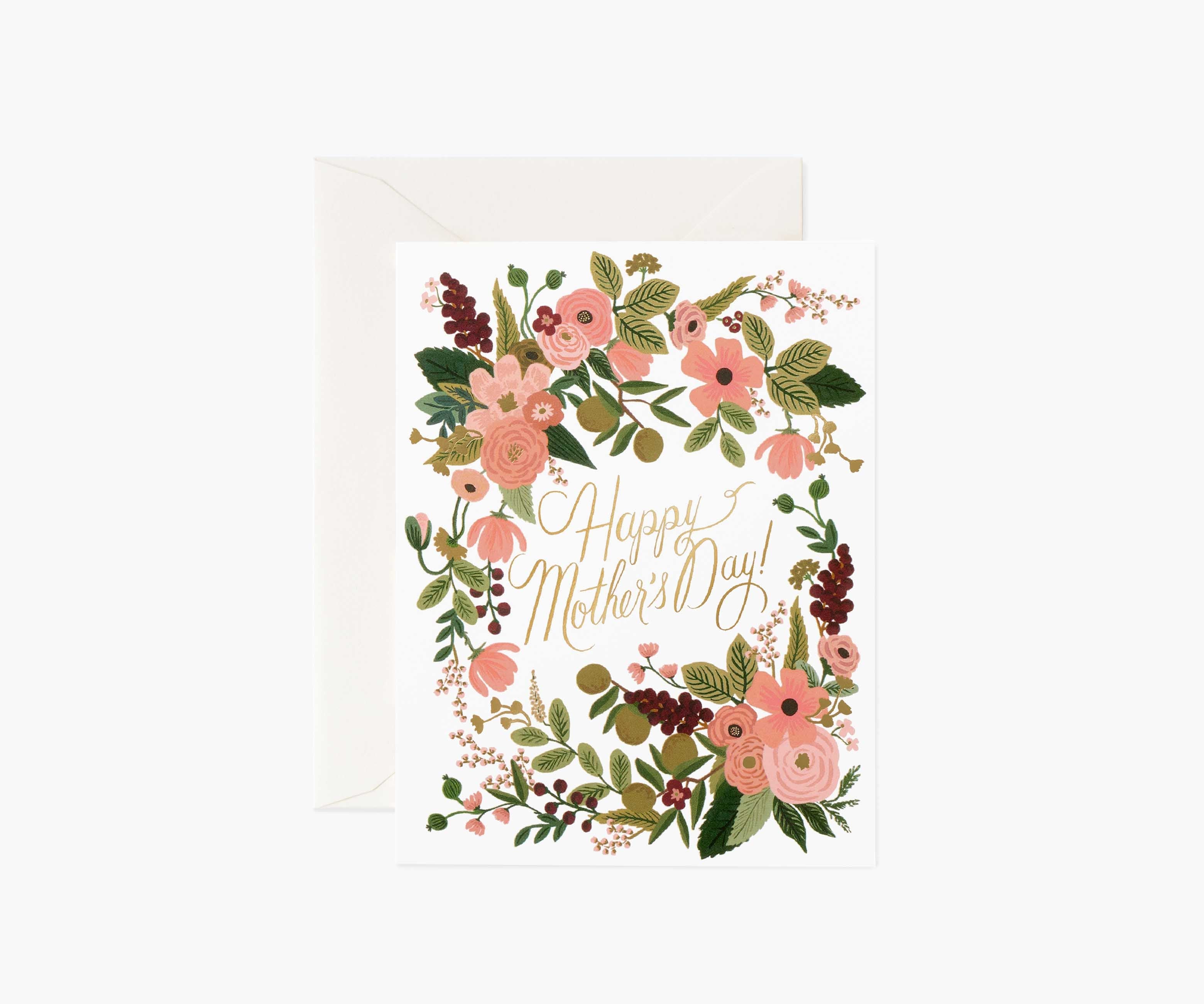 Garden Party Mother's Day Card - Single Card