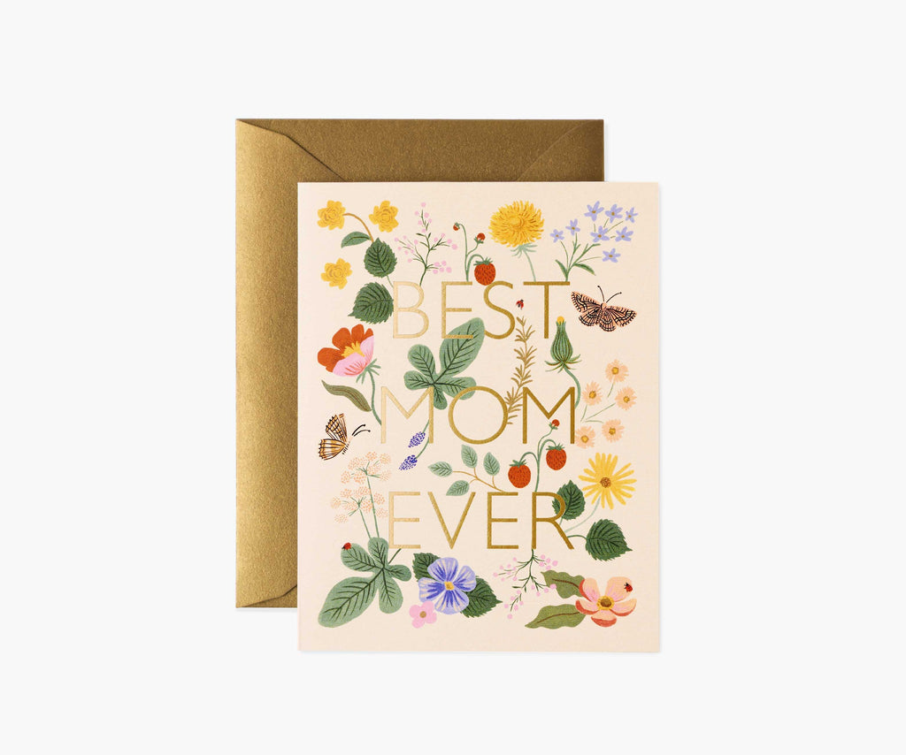 Best Mom Ever Mother's Day Card - Single Card