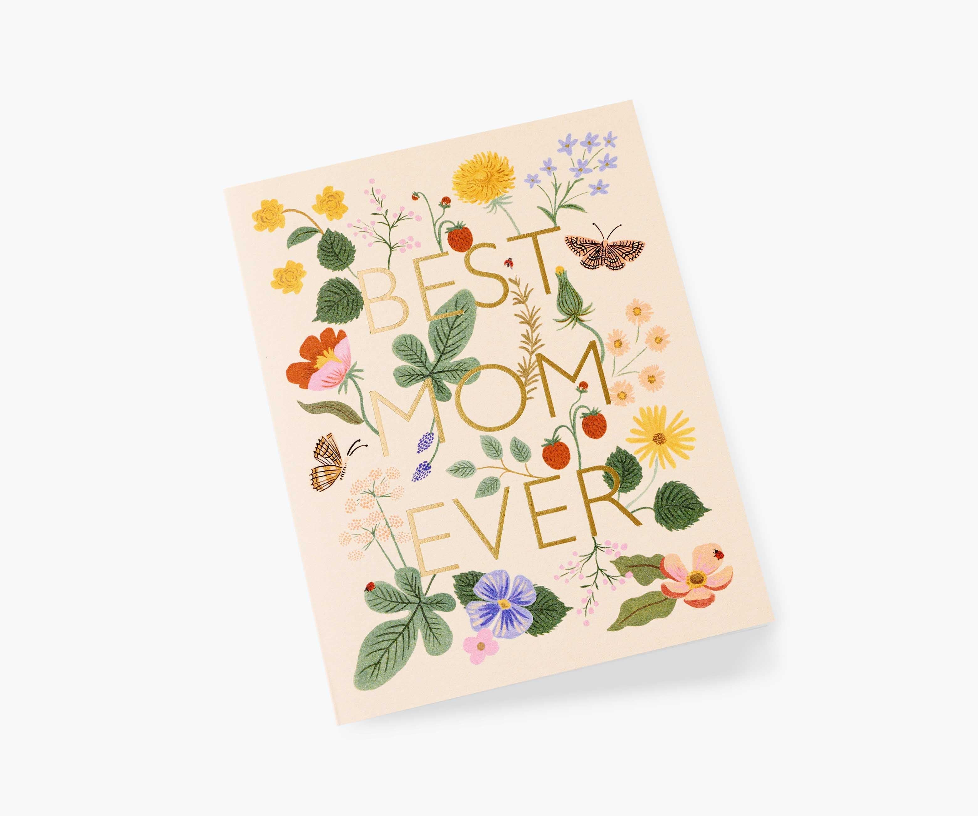 Best Mom Ever Mother's Day Card - Single Card