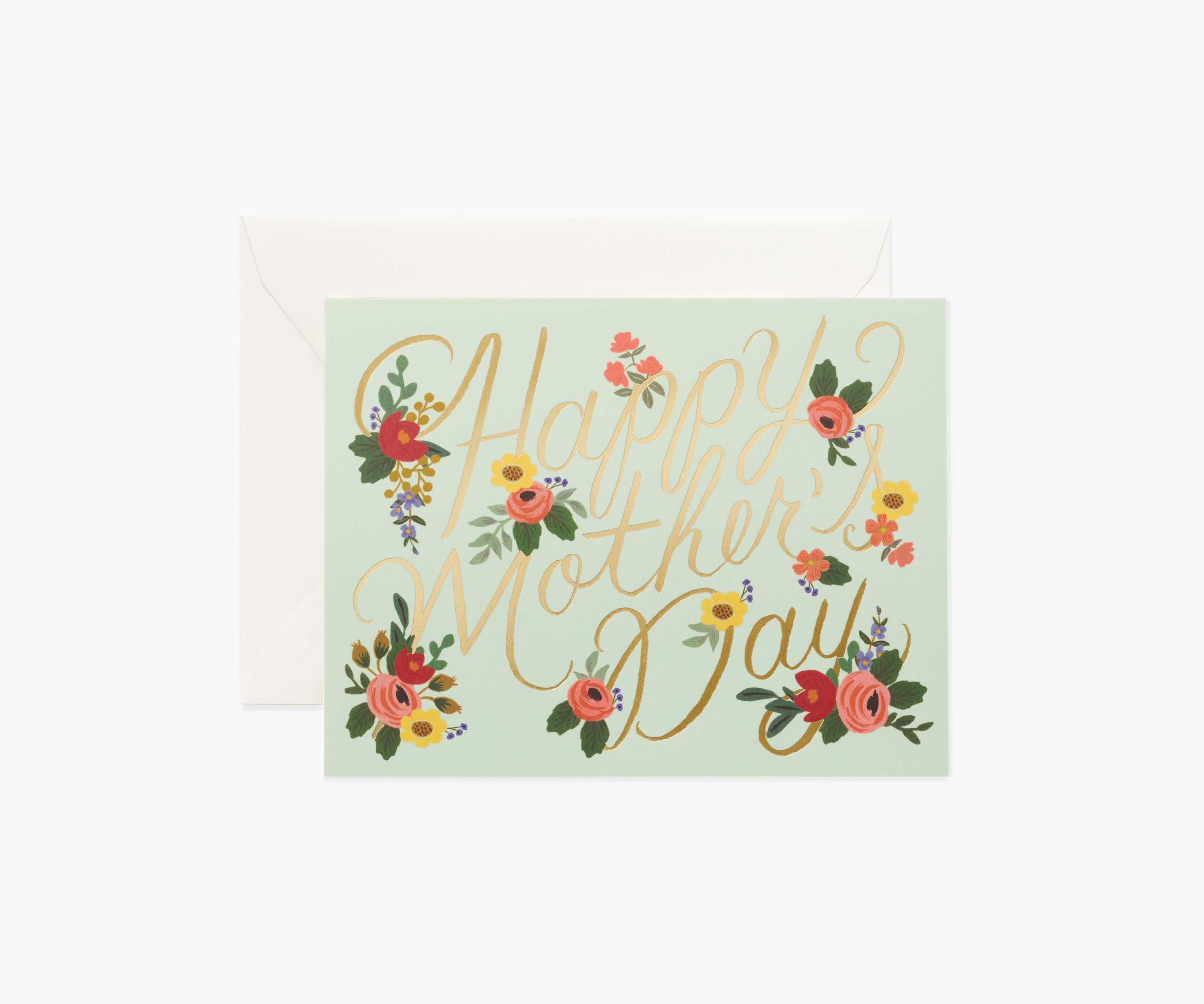 Rosa Mother's Day Card - Single Card