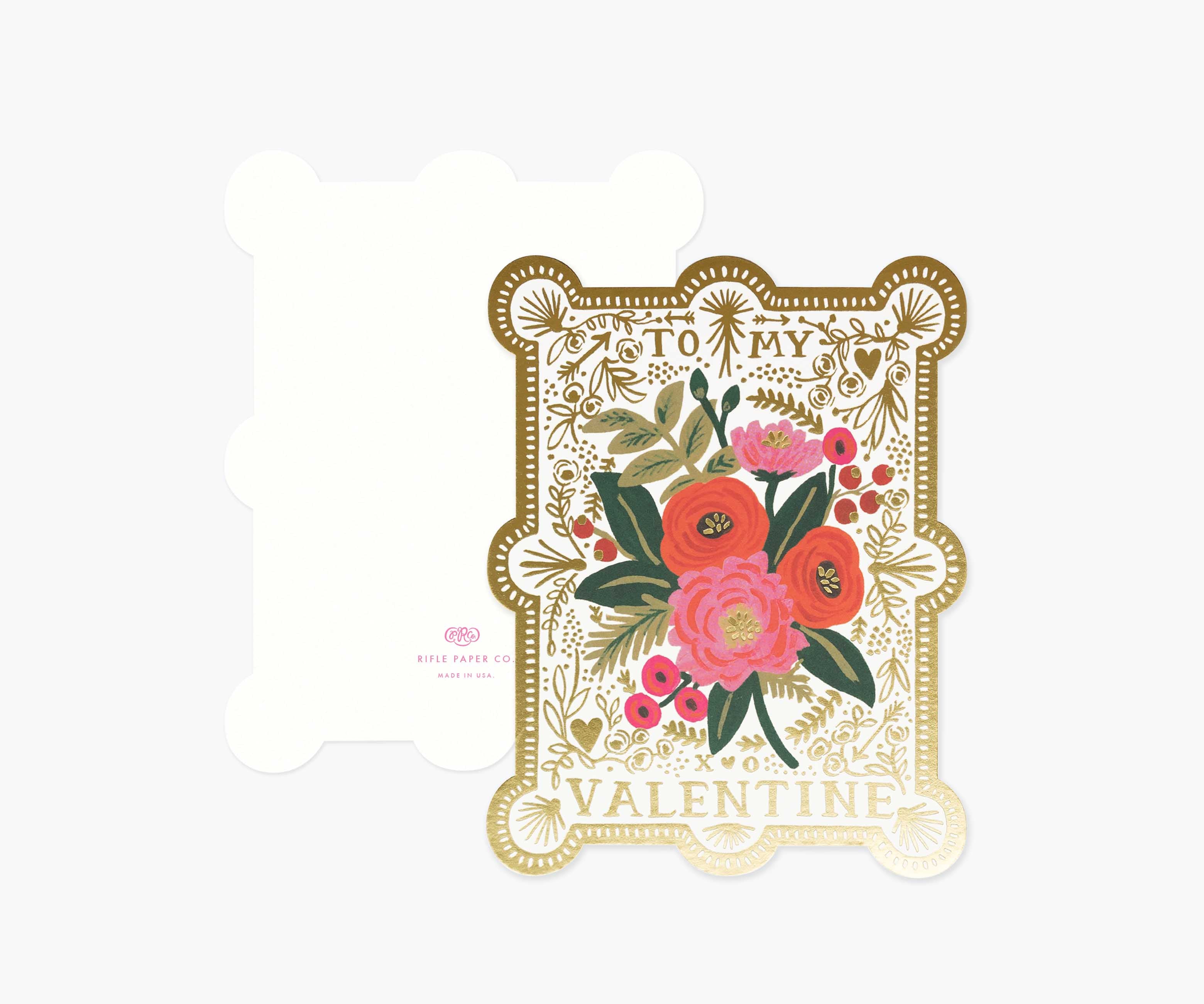 Vintage Valentine Valentine's Day Card - Single Card