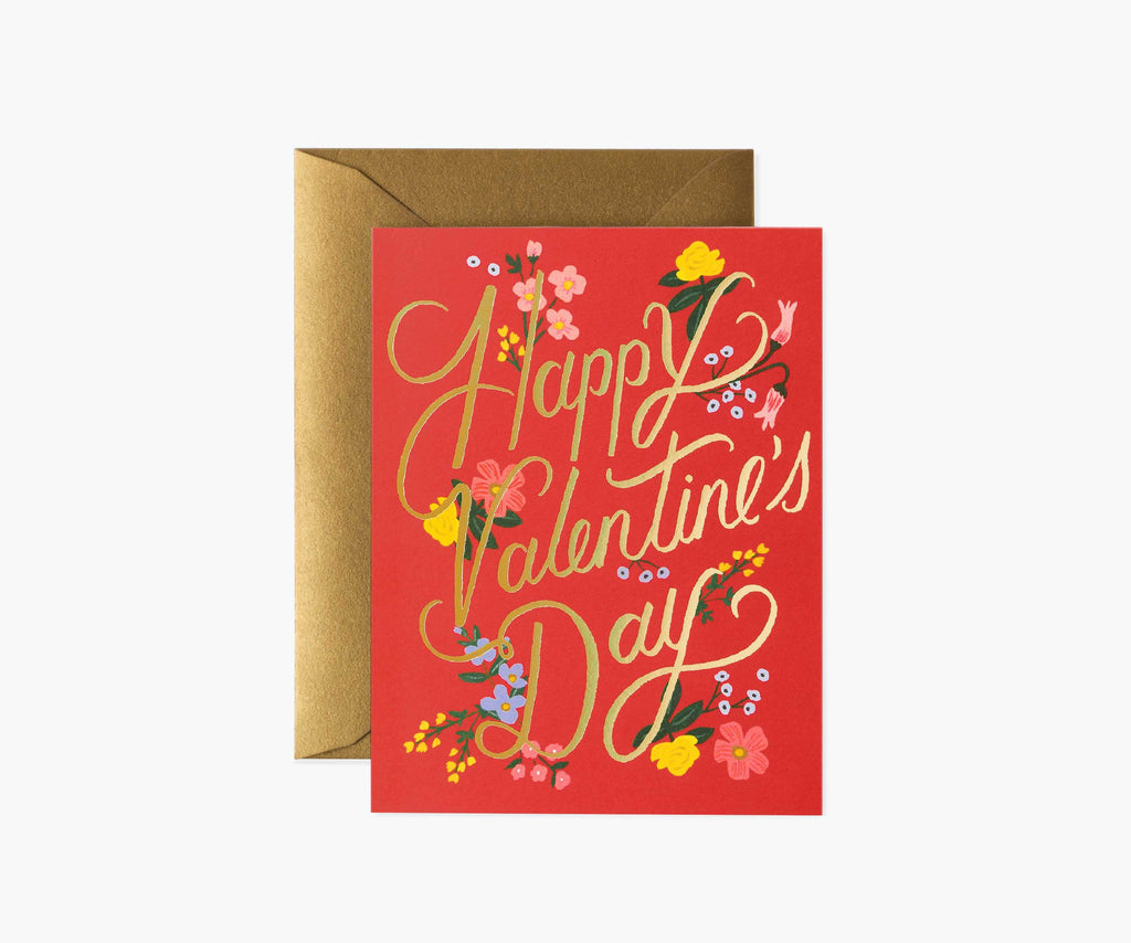 Rouge Valentine's Day Card - Single Card
