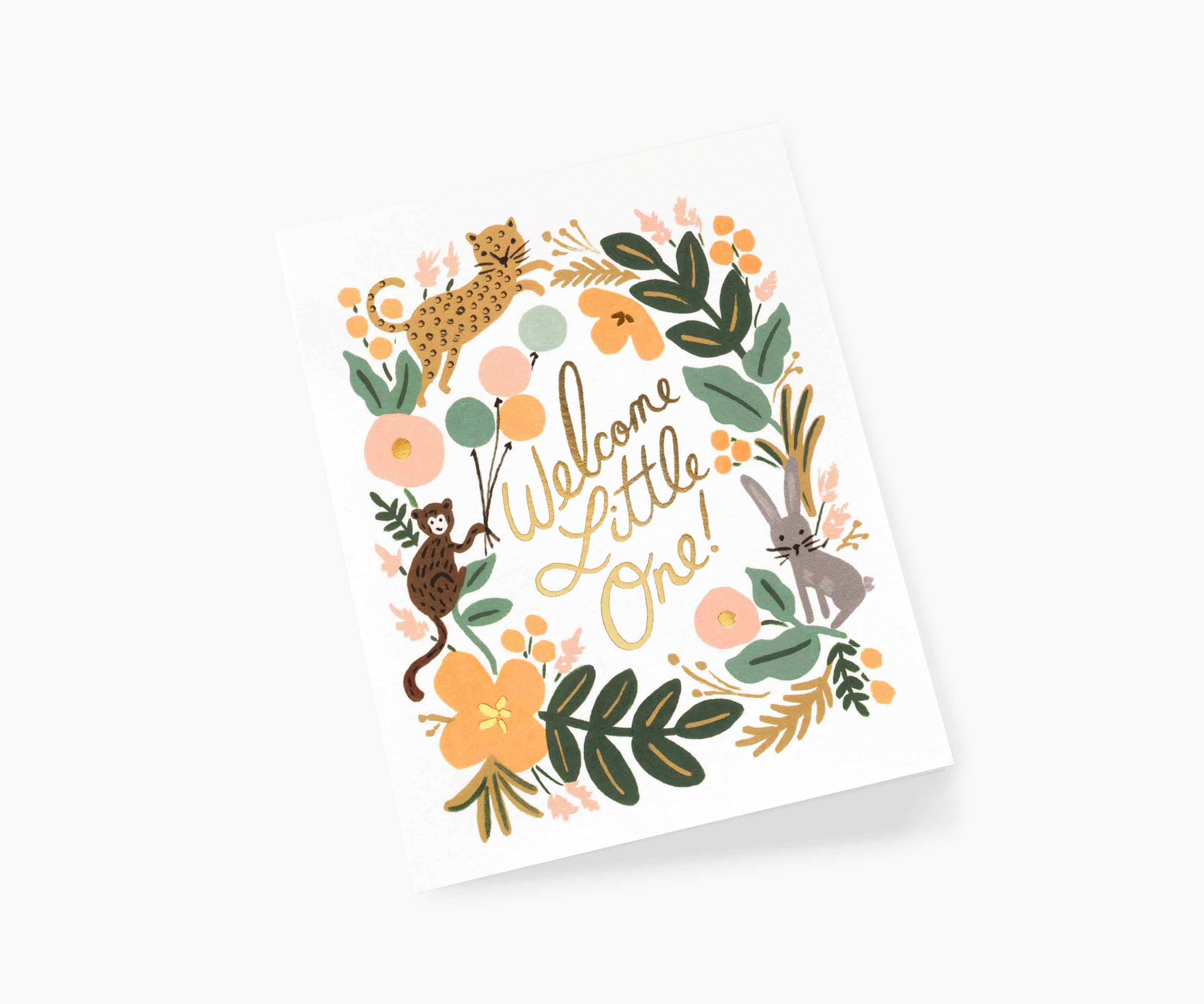 Menagerie Baby Card - Single Card
