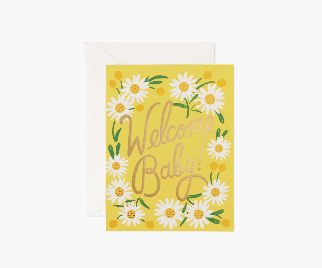 Daisy Baby Card - Single Card