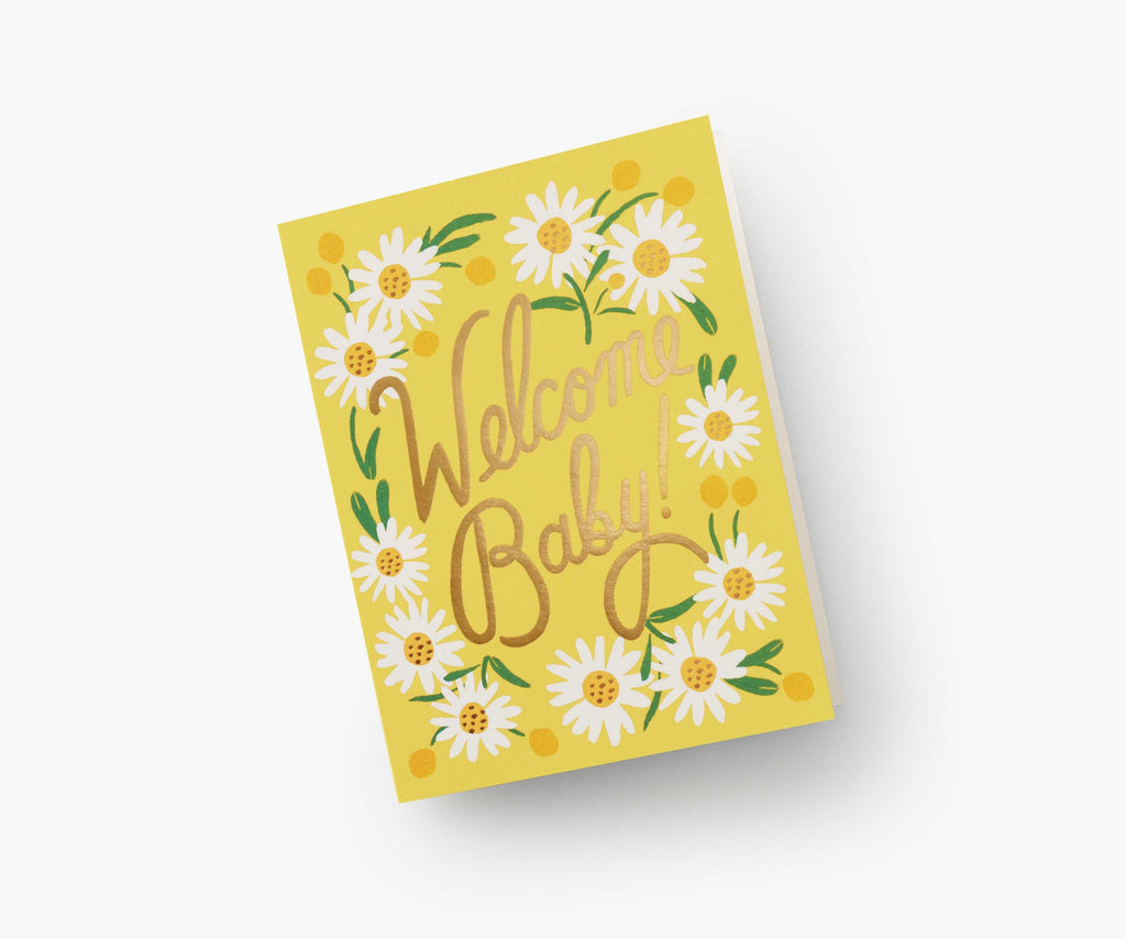 Daisy Baby Card - Single Card