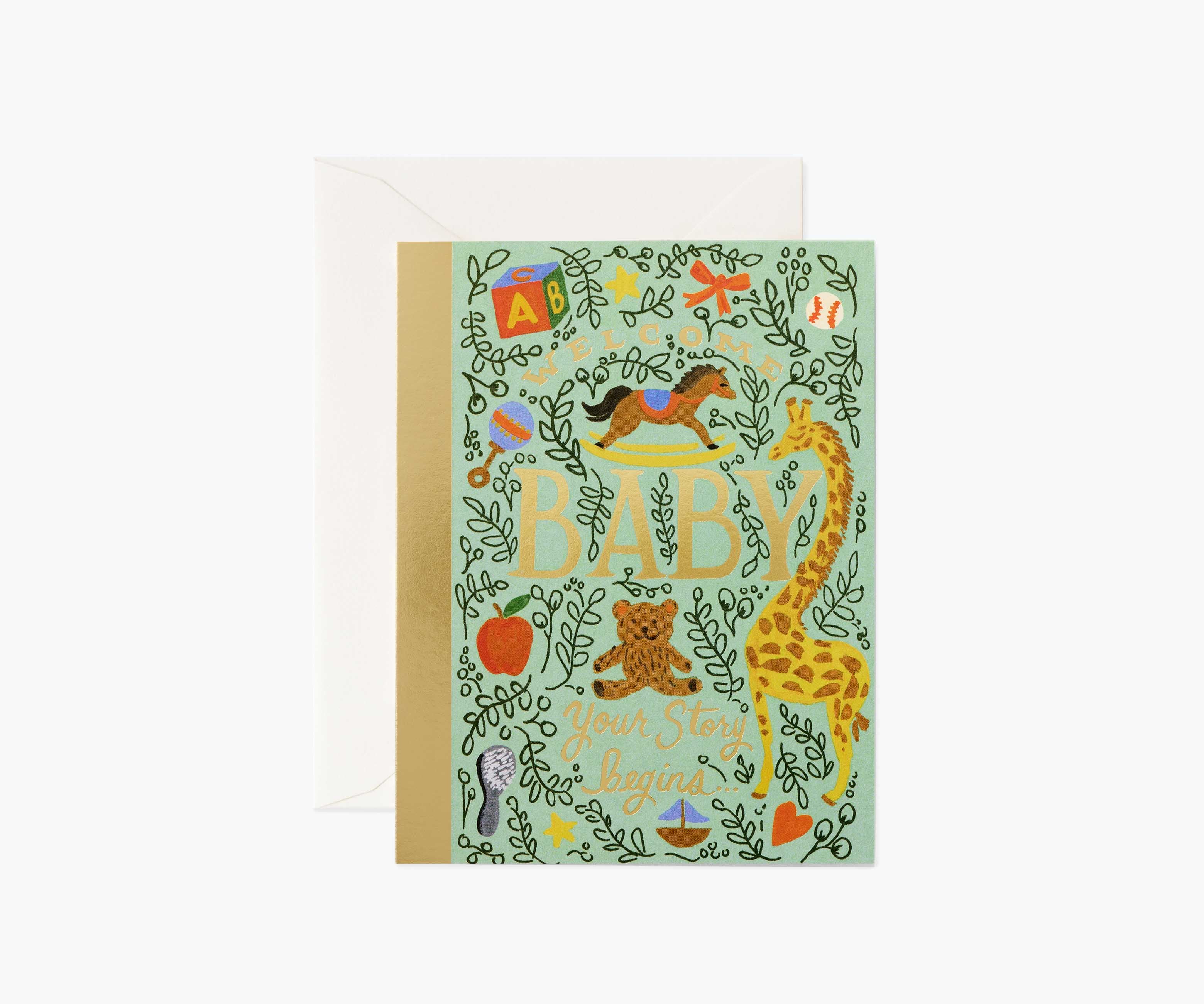 Storybook Baby Card - Single Card