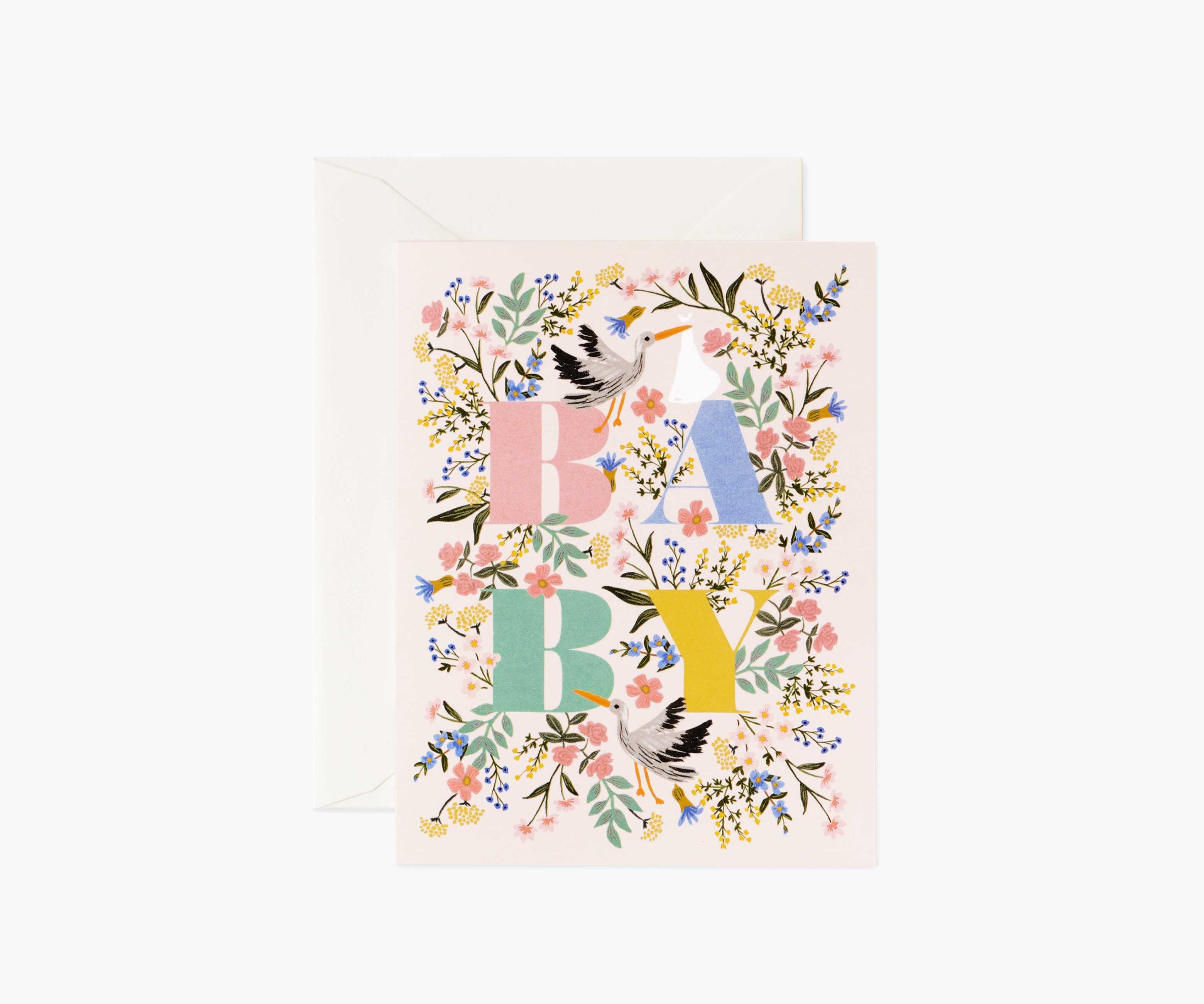 Mayfair Baby Card - Single Card