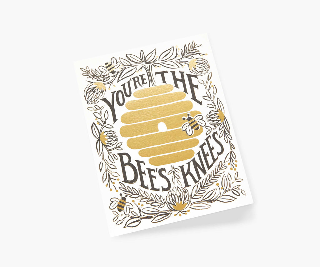 You're the Bee's Knees Love & Friendship Card - Single Card