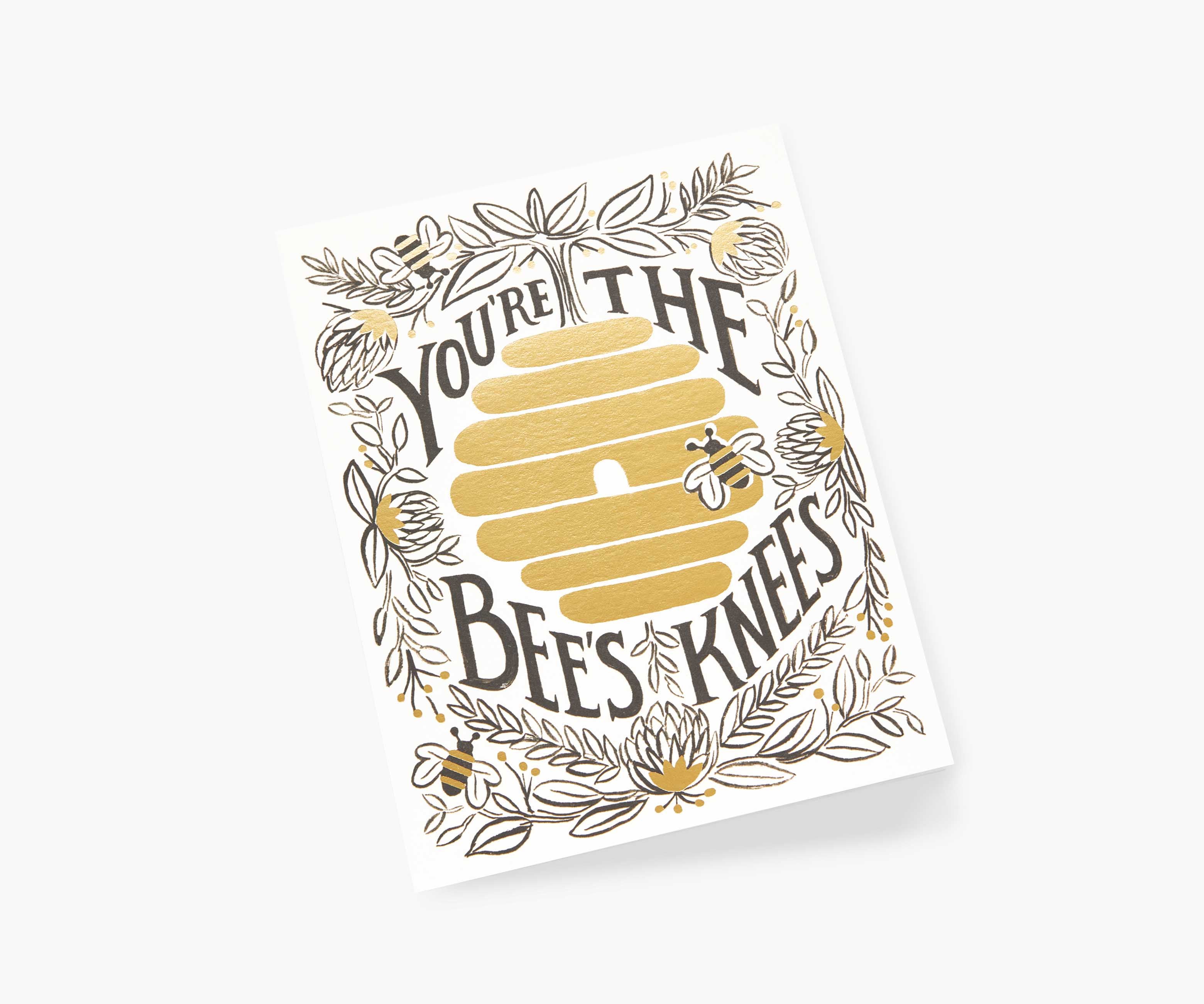 You're the Bee's Knees Love & Friendship Card - Single Card