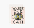 Cool Cat Love & Friendship Card - Single Card