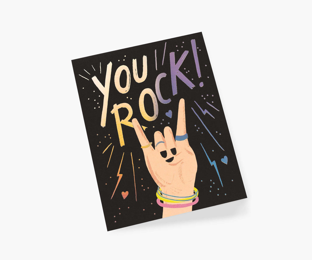 You Rock Love & Friendship Card - Single Card