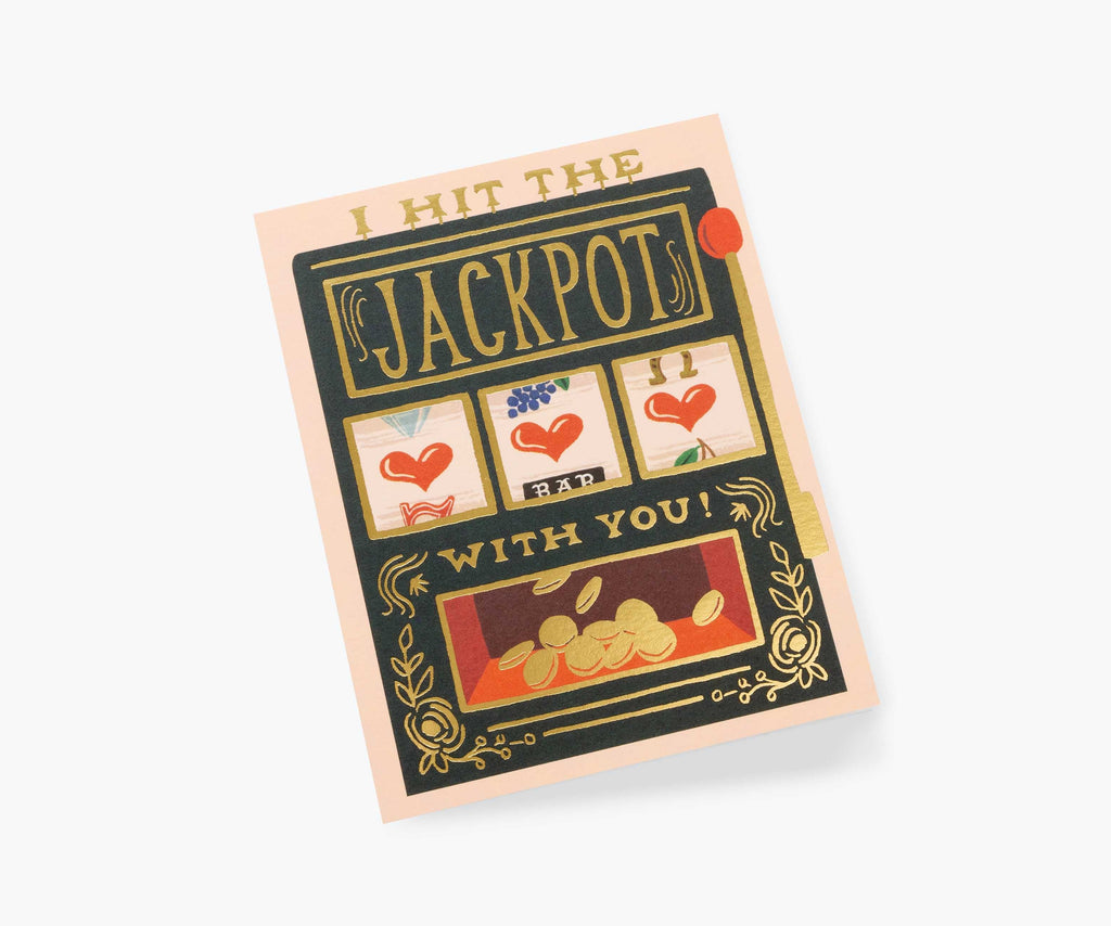 Jackpot Love & Friendship Card - Single Card