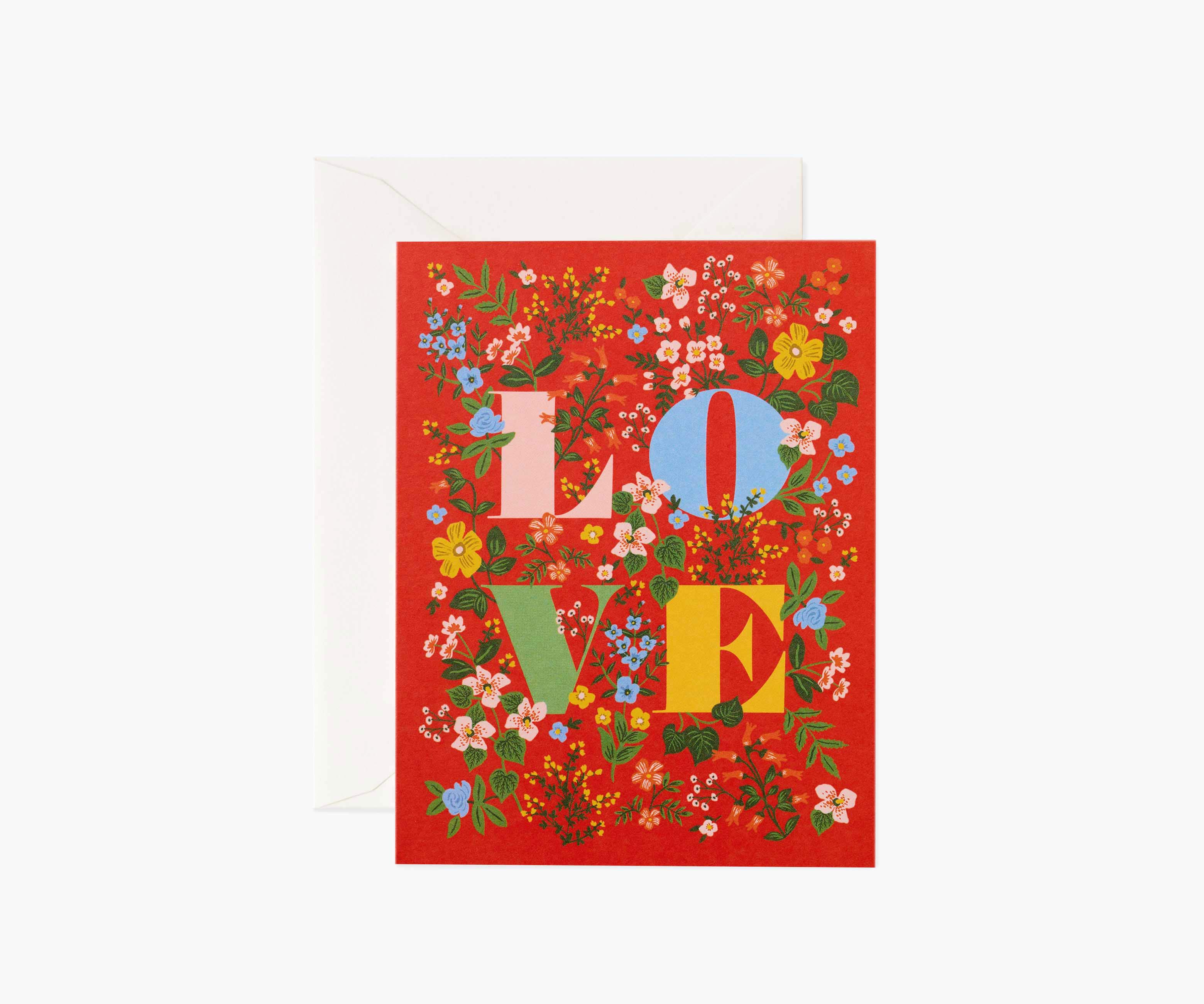 Mayfair Love Love & Friendship Card - Single Card