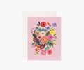 Garden Party Rose Everyday Card - Single Card