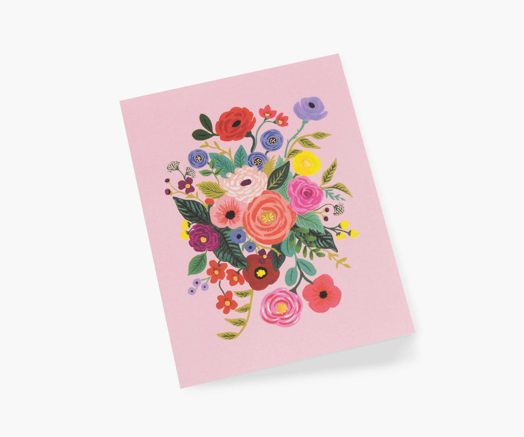 Garden Party Rose Everyday Card - Single Card