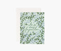 Laurel Sympathy Card - Single Card