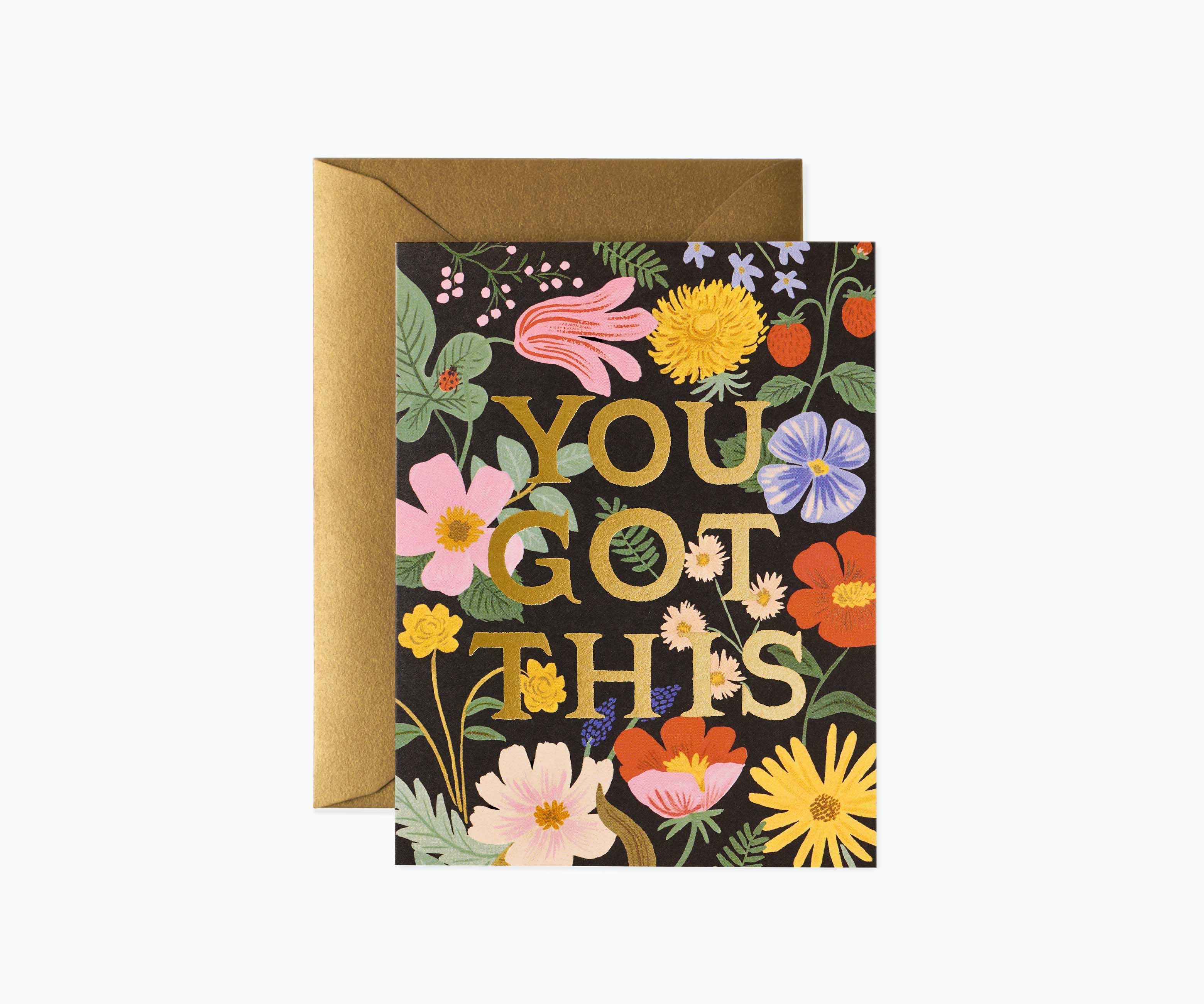 You Got This Strawberry Fields Encouragement Card - Single Card
