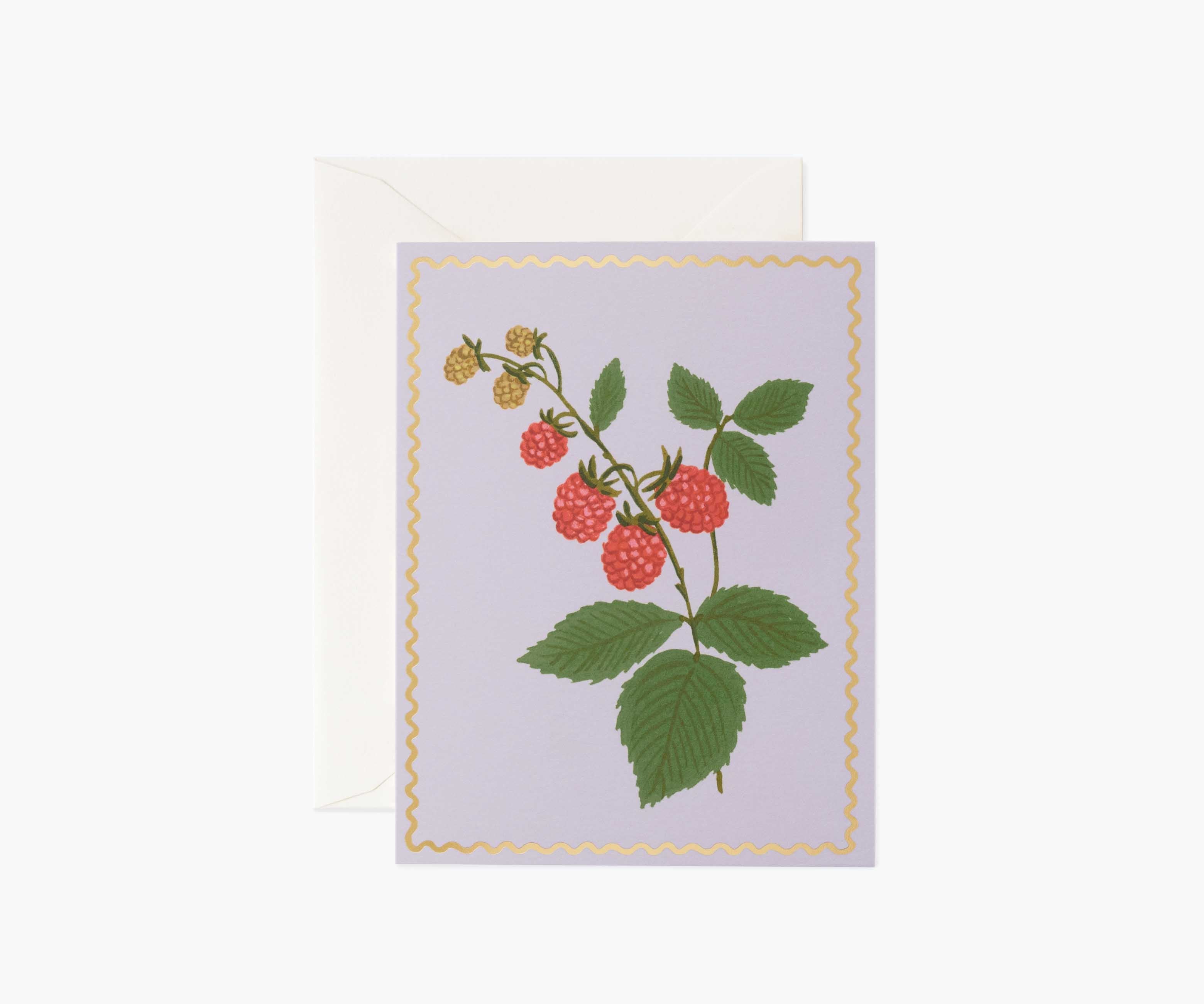 Raspberry Everyday Card - Single Card