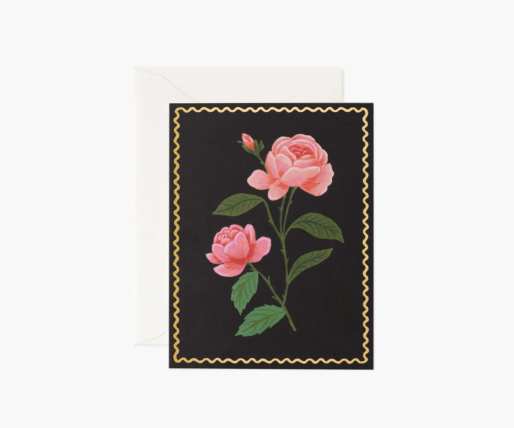 Pink Rose Everyday Card - Single Card