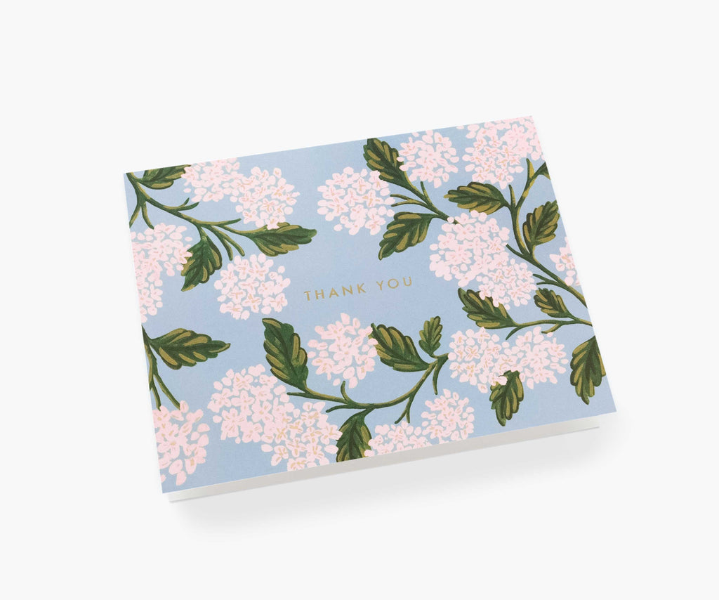 Hydrangea Thank You Cards - Boxed Set