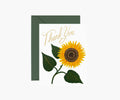 Sunflower Thank You Card - Single Card