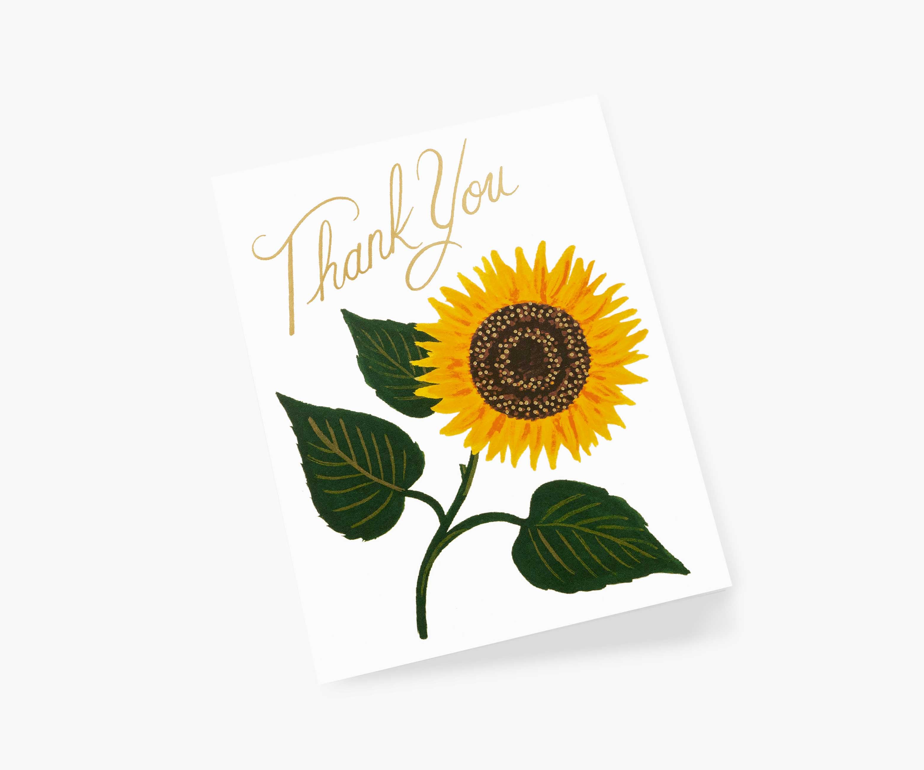 Sunflower Thank You Card - Single Card