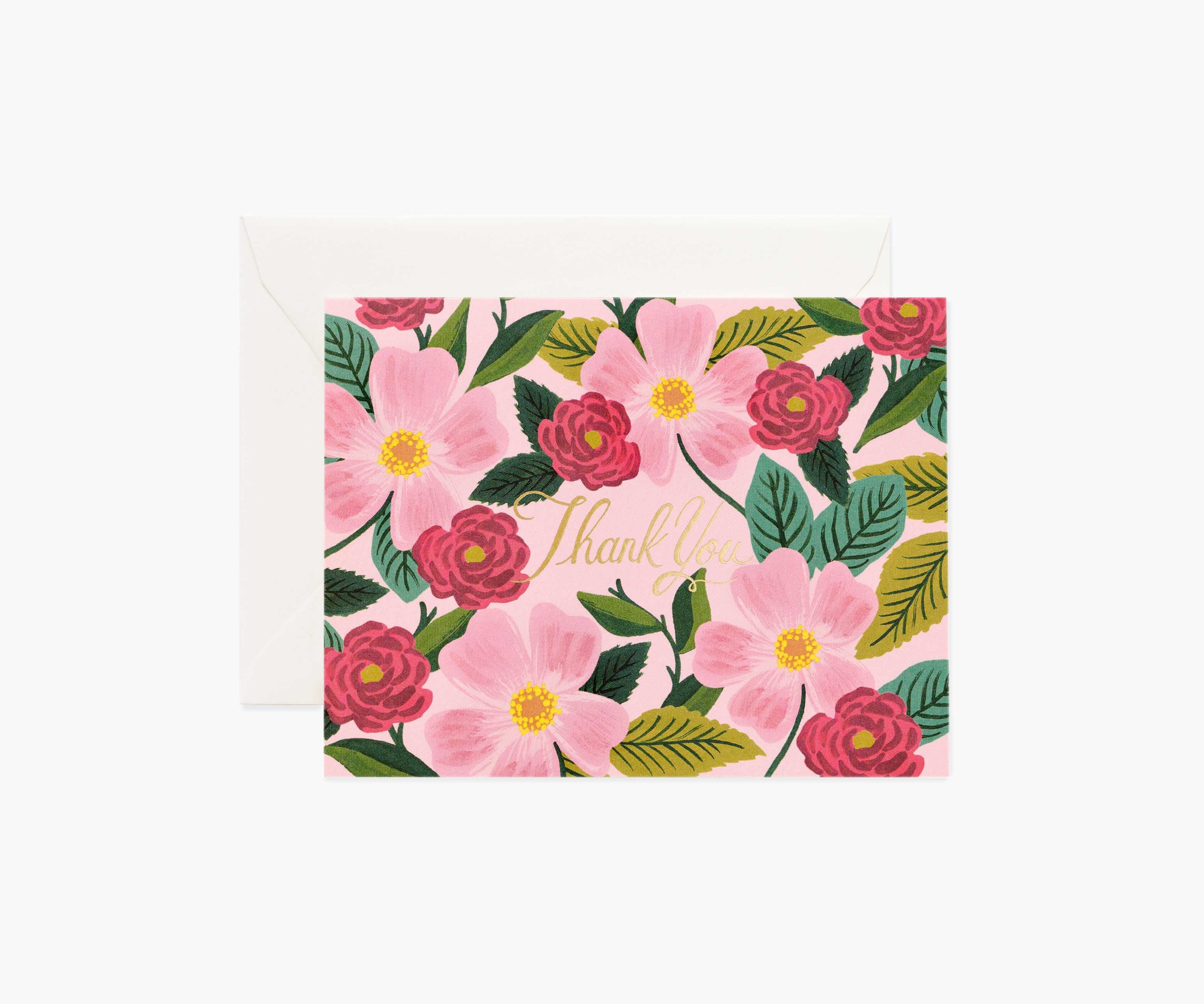 Rose Garden Thank You Cards - Boxed Set