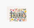 Floral Thanks Thank You Cards - Boxed Set