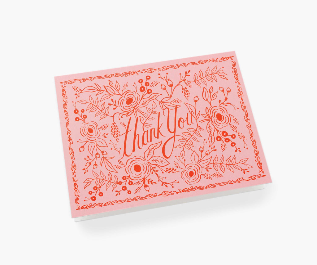 Ros¨¦ Thank You Card - Single Card