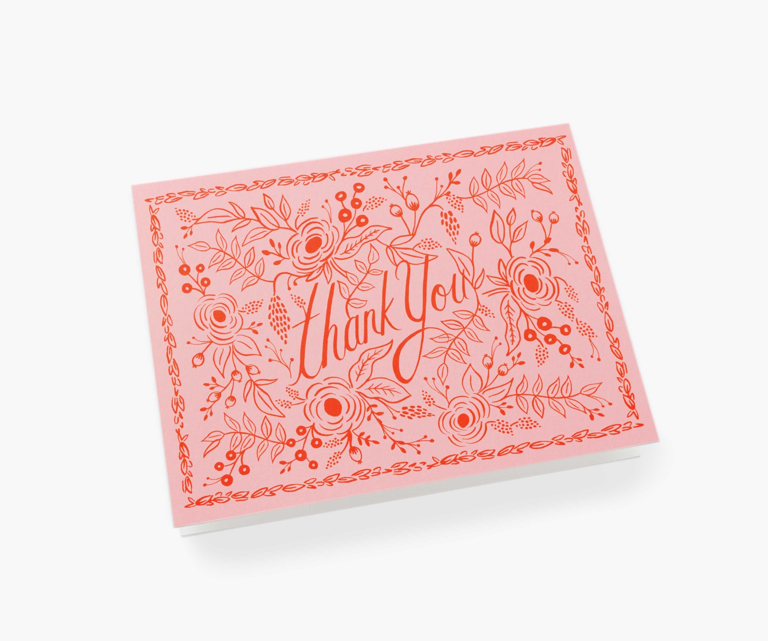 Ros¨¦ Thank You Card - Single Card
