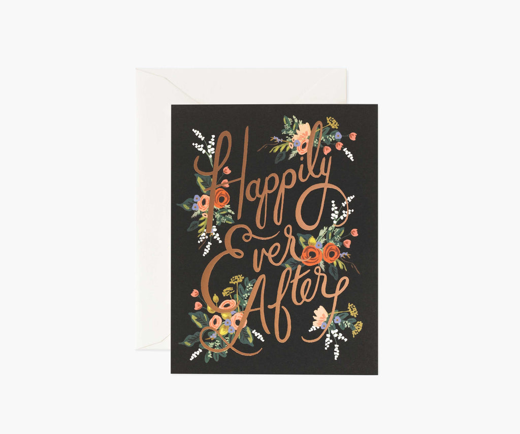 Eternal Happily Ever After Wedding Card - Single Card