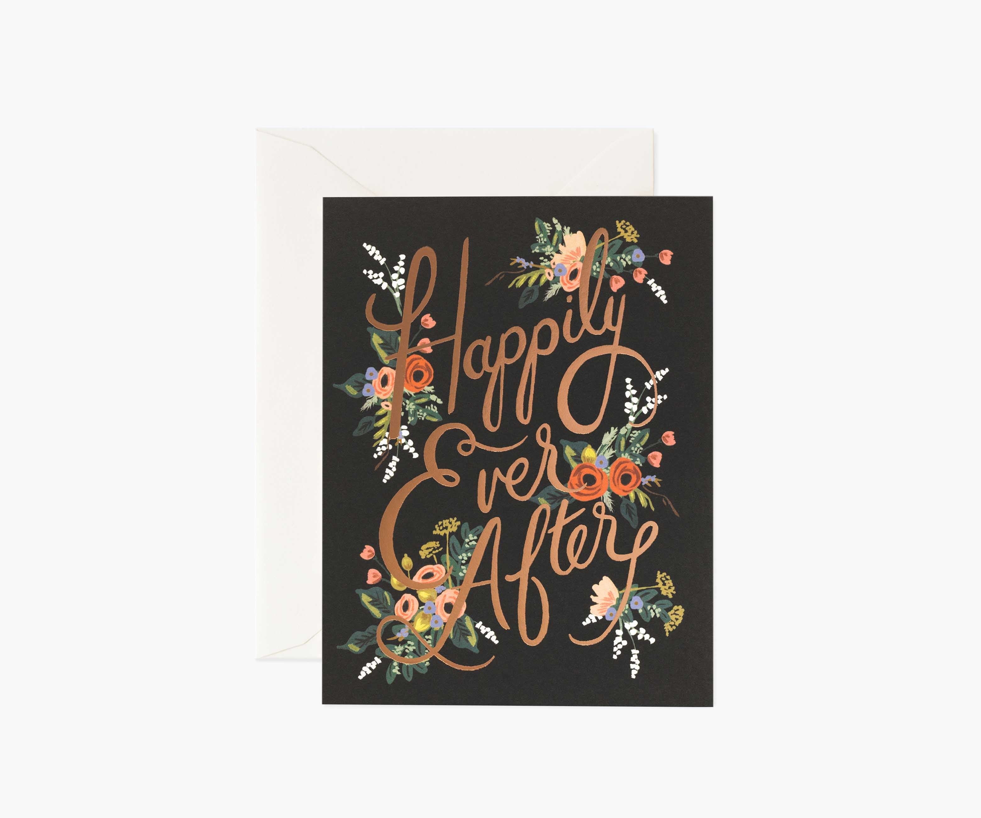 Eternal Happily Ever After Wedding Card - Single Card