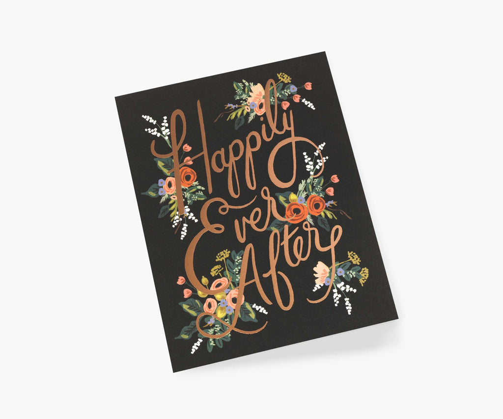 Eternal Happily Ever After Wedding Card - Single Card
