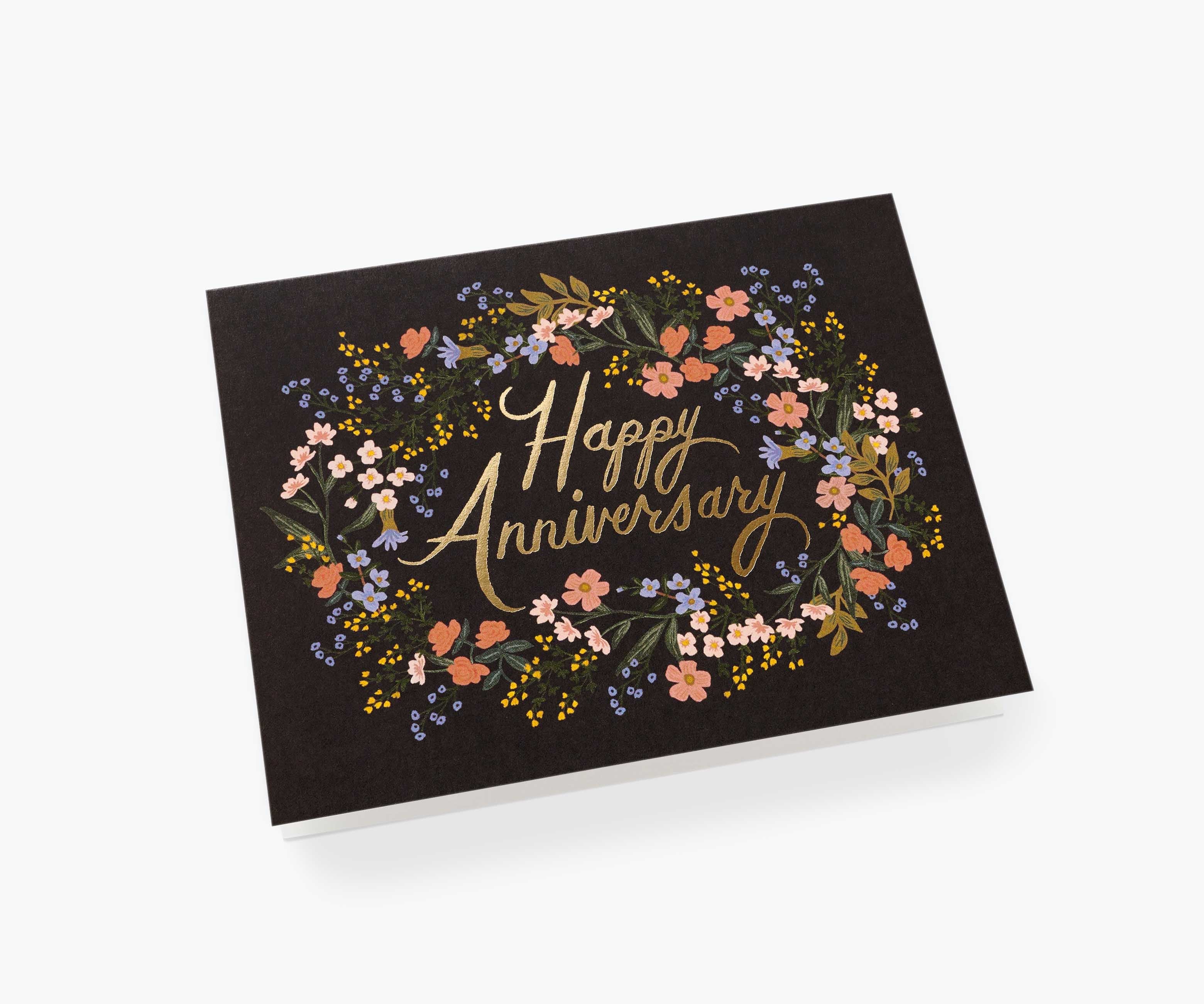 Anniversary Wreath Anniversary Card - Single Card