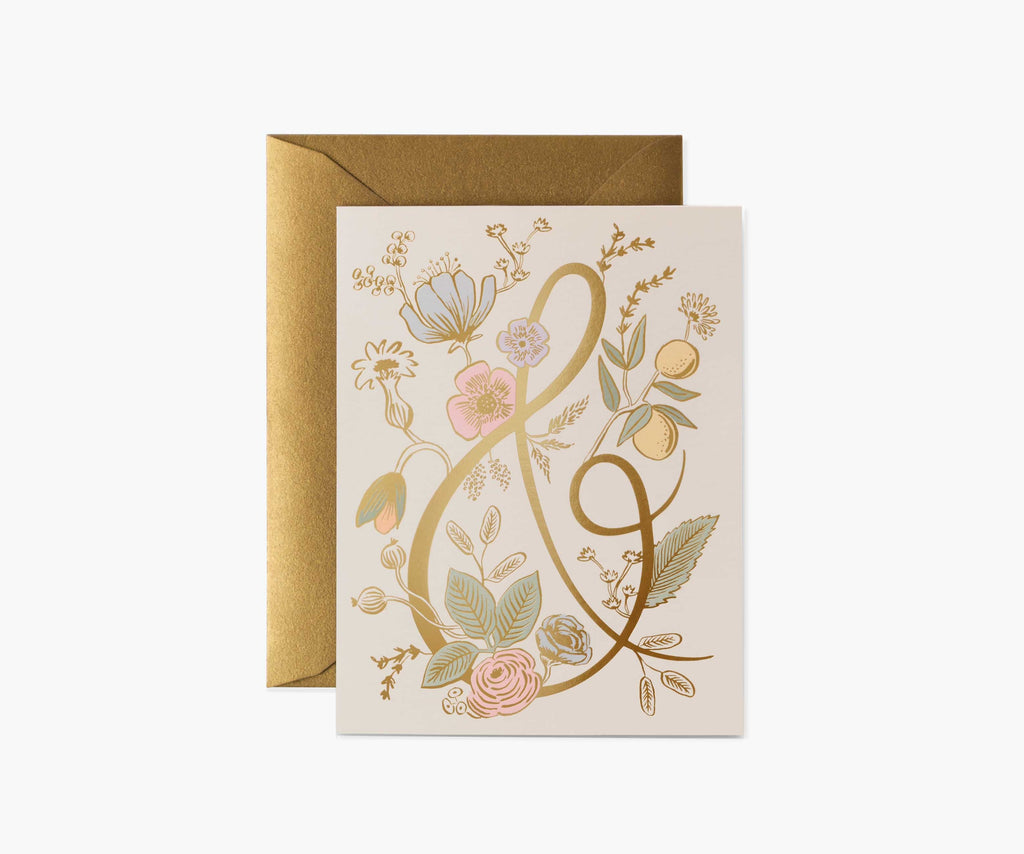 Colette Wedding Card - Single Card