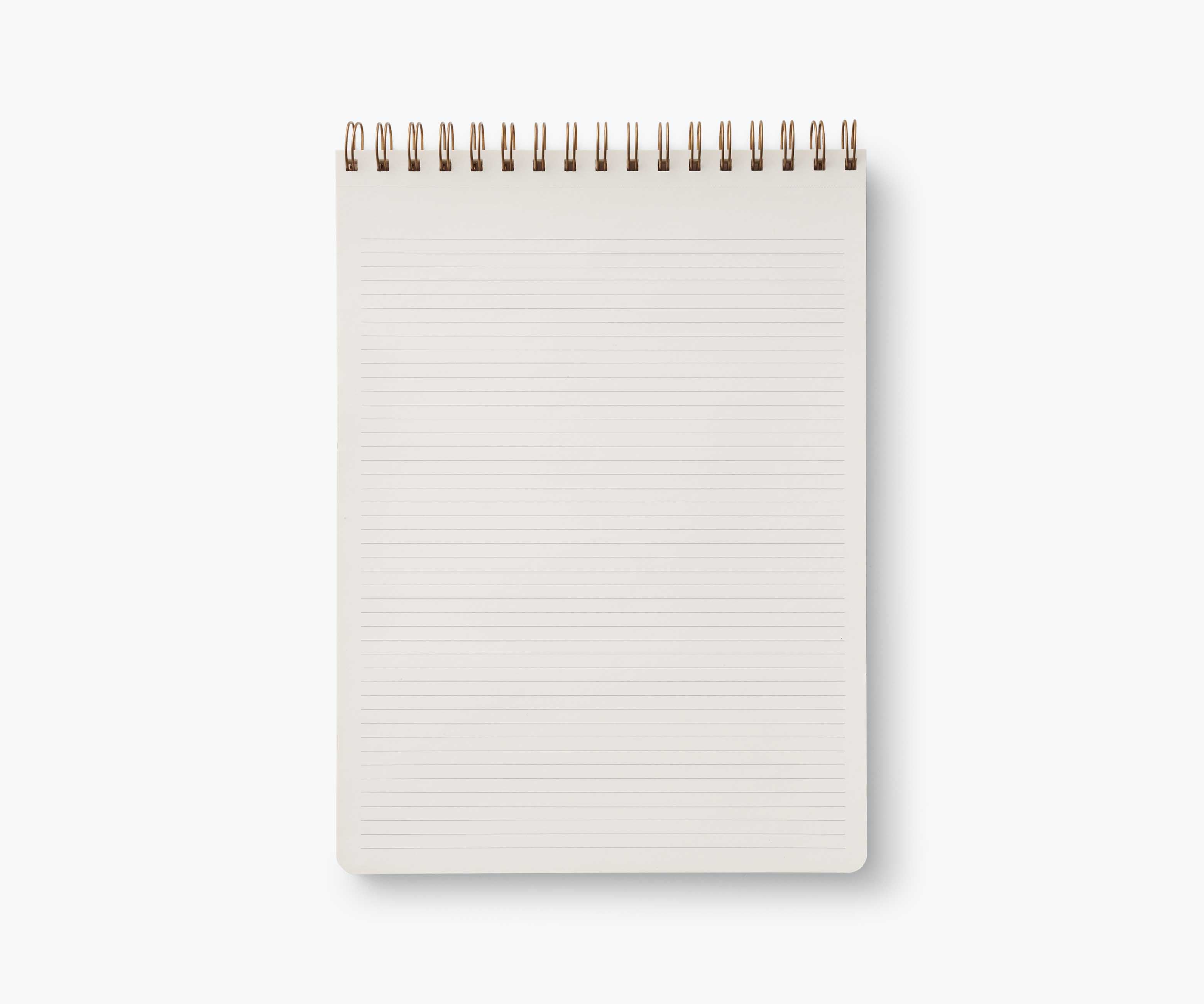Large Top Spiral Notebook - Estee