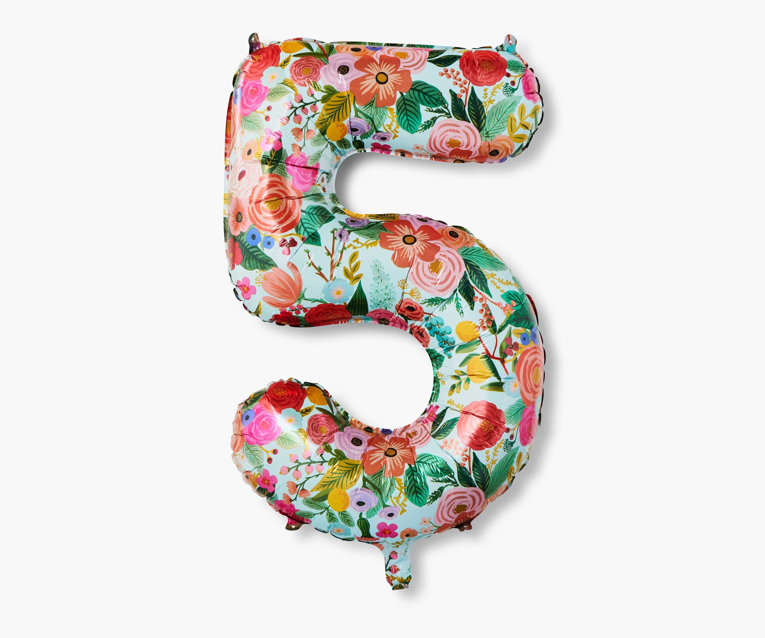 Numbered Foil Balloon - Garden Party