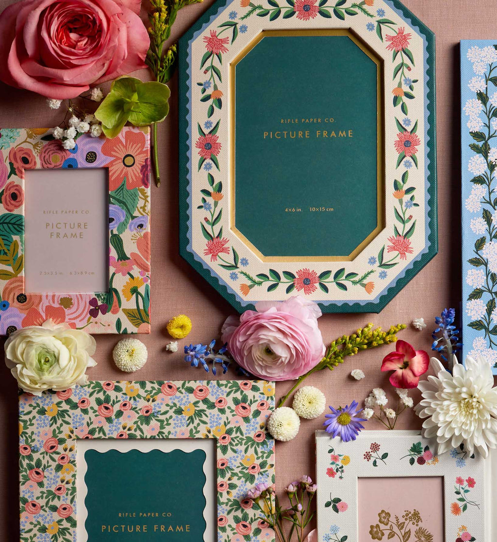 Wallet Paper Wrapped Picture Frame - Garden Party