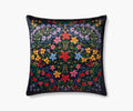 Floral Medallion Printed Pillow - Navy