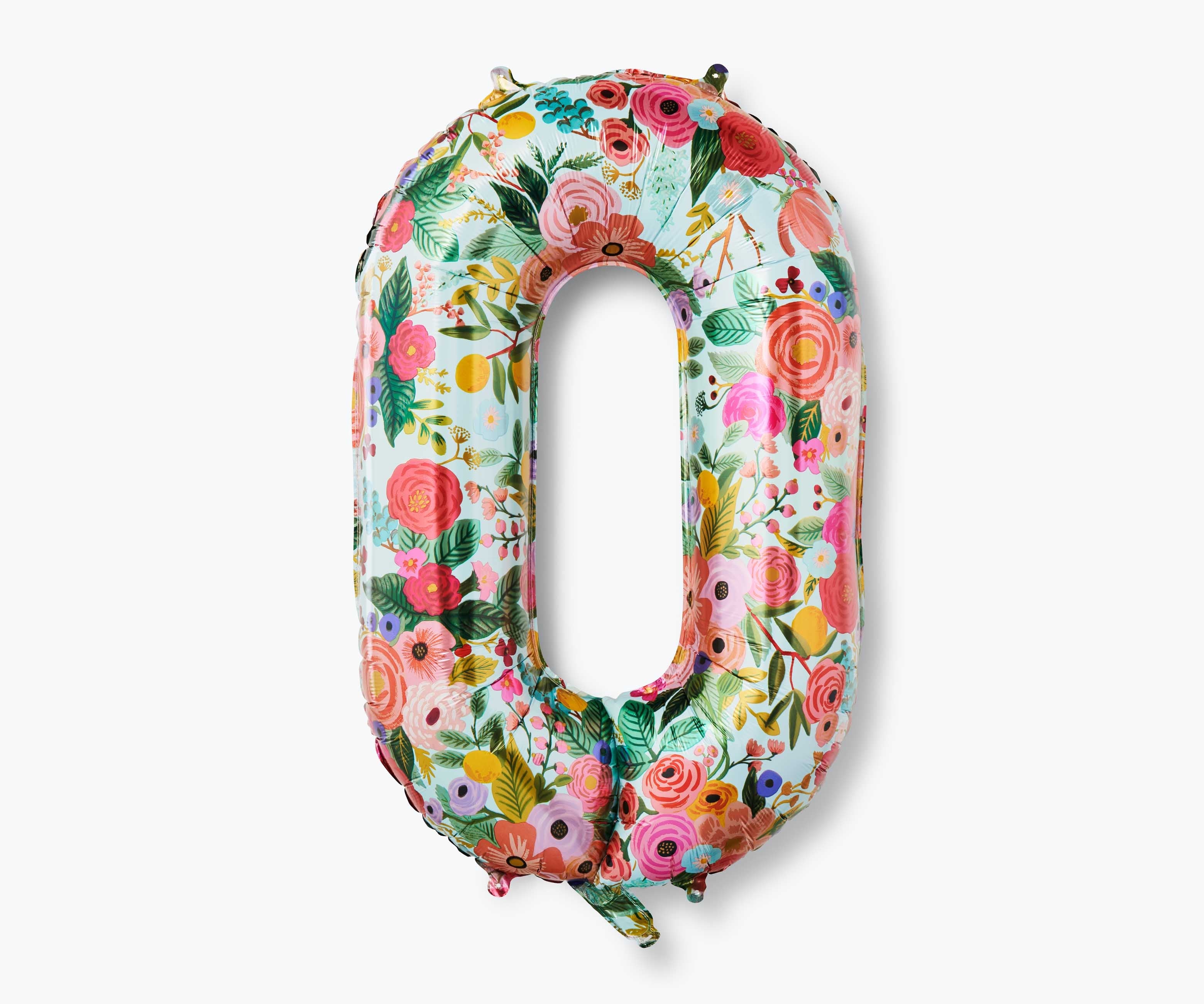 Numbered Foil Balloon - Garden Party