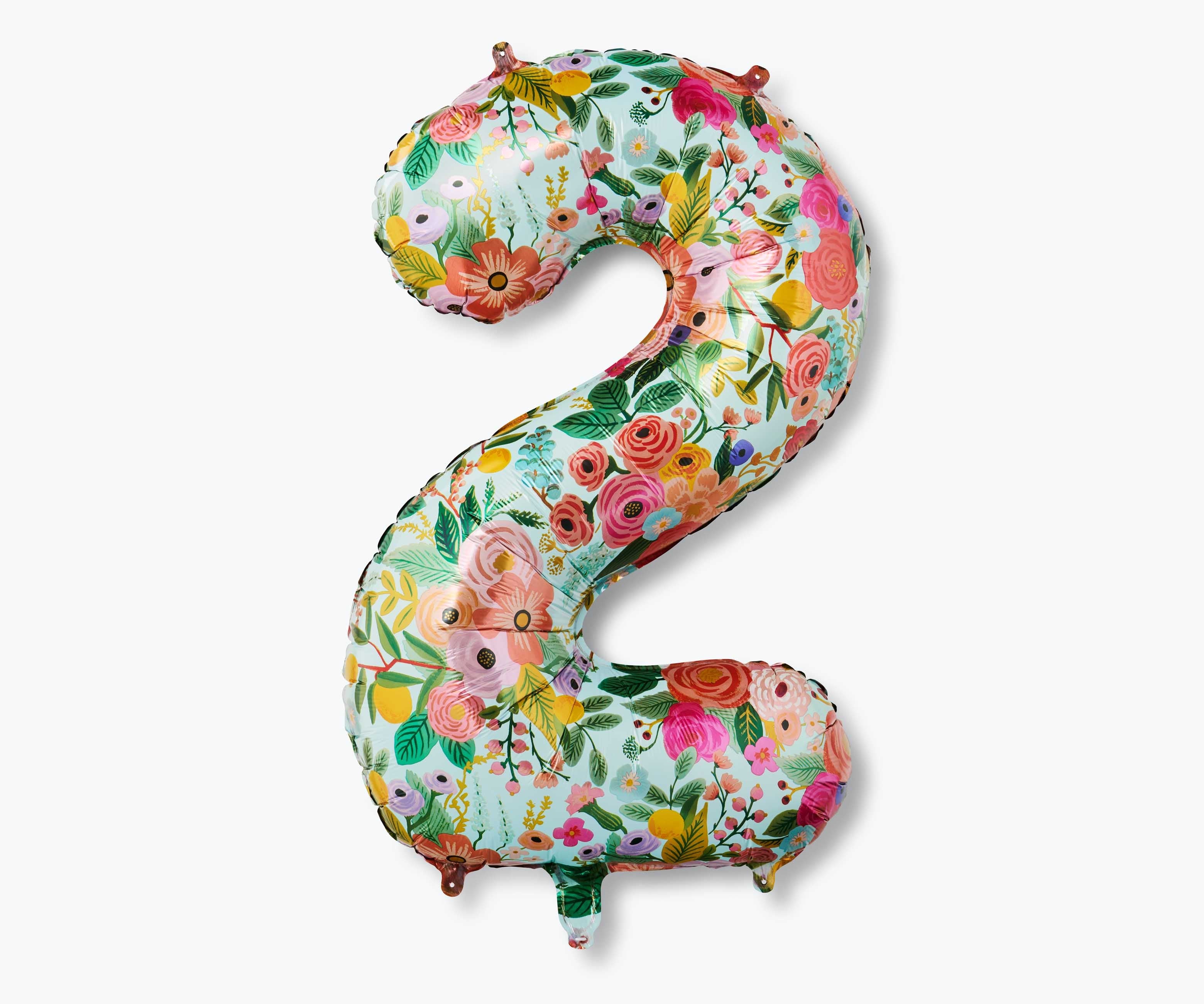 Numbered Foil Balloon - Garden Party