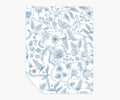 Aviary Peel & Stick Wallpaper Sample - Blue & Cream