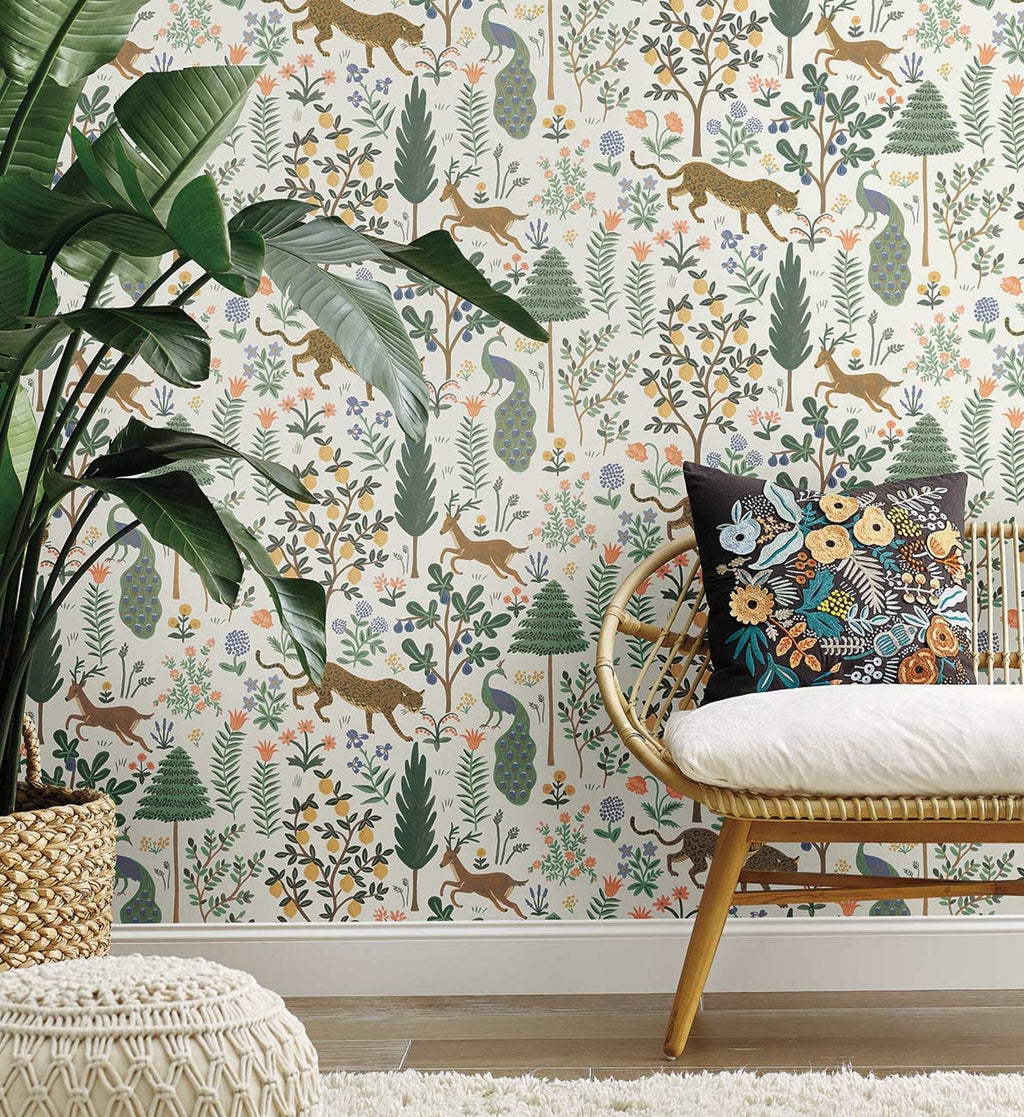 Menagerie Peel & Stick Wallpaper - Cream