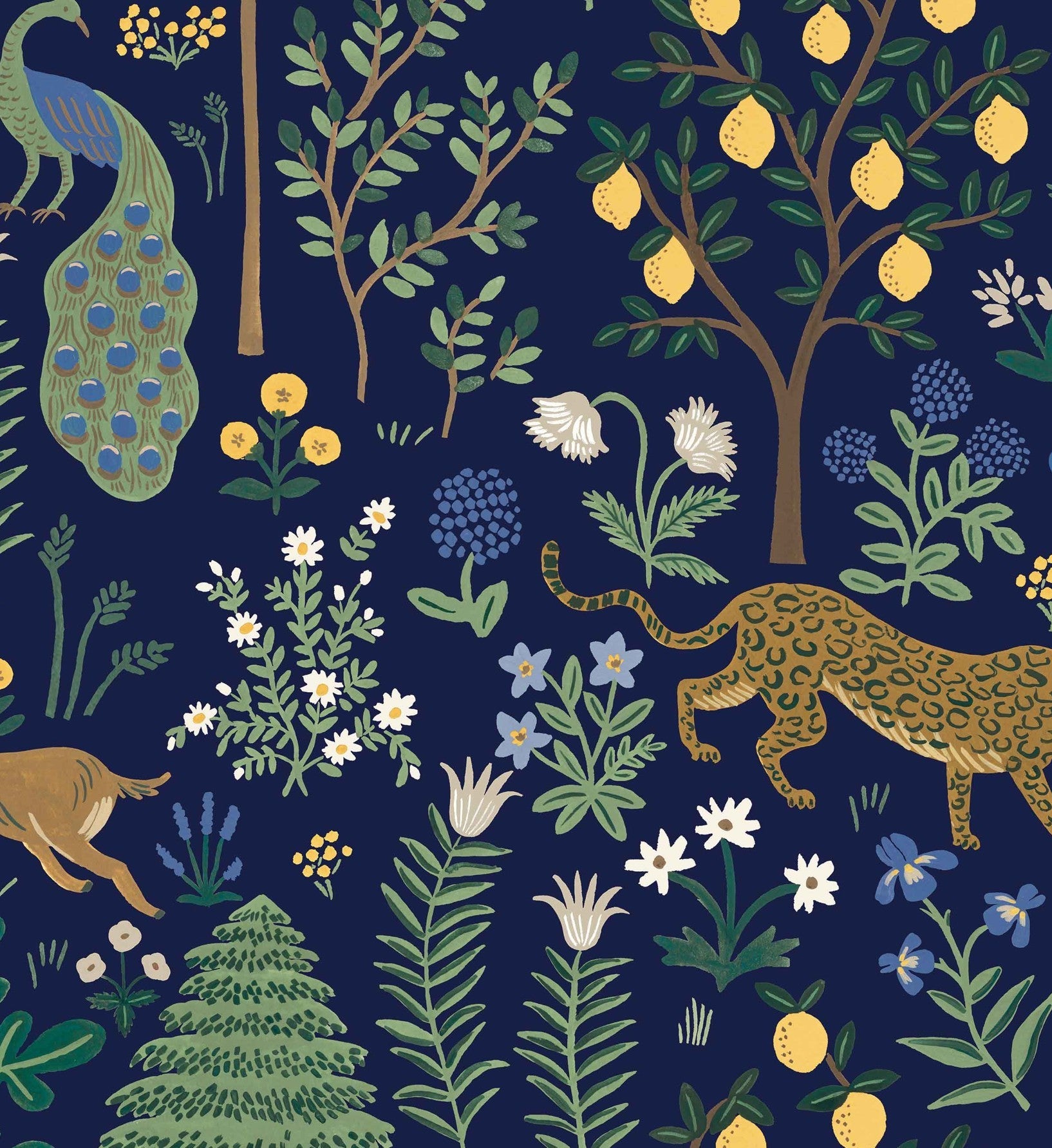 Menagerie Peel & Stick Wallpaper - Navy