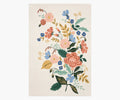 Les Fleurs Floral Vines Wool-Hooked Rug - Ivory