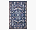 Palais Meadow Printed Rug - Navy