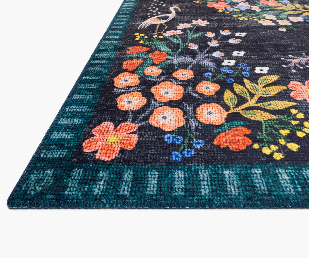 Palais Luxembourg Printed Rug - Navy