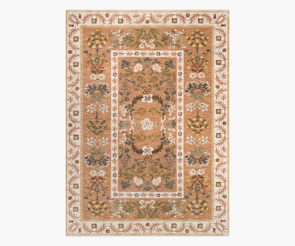 Kismet Arabesque Power Loomed Rug - Camel
