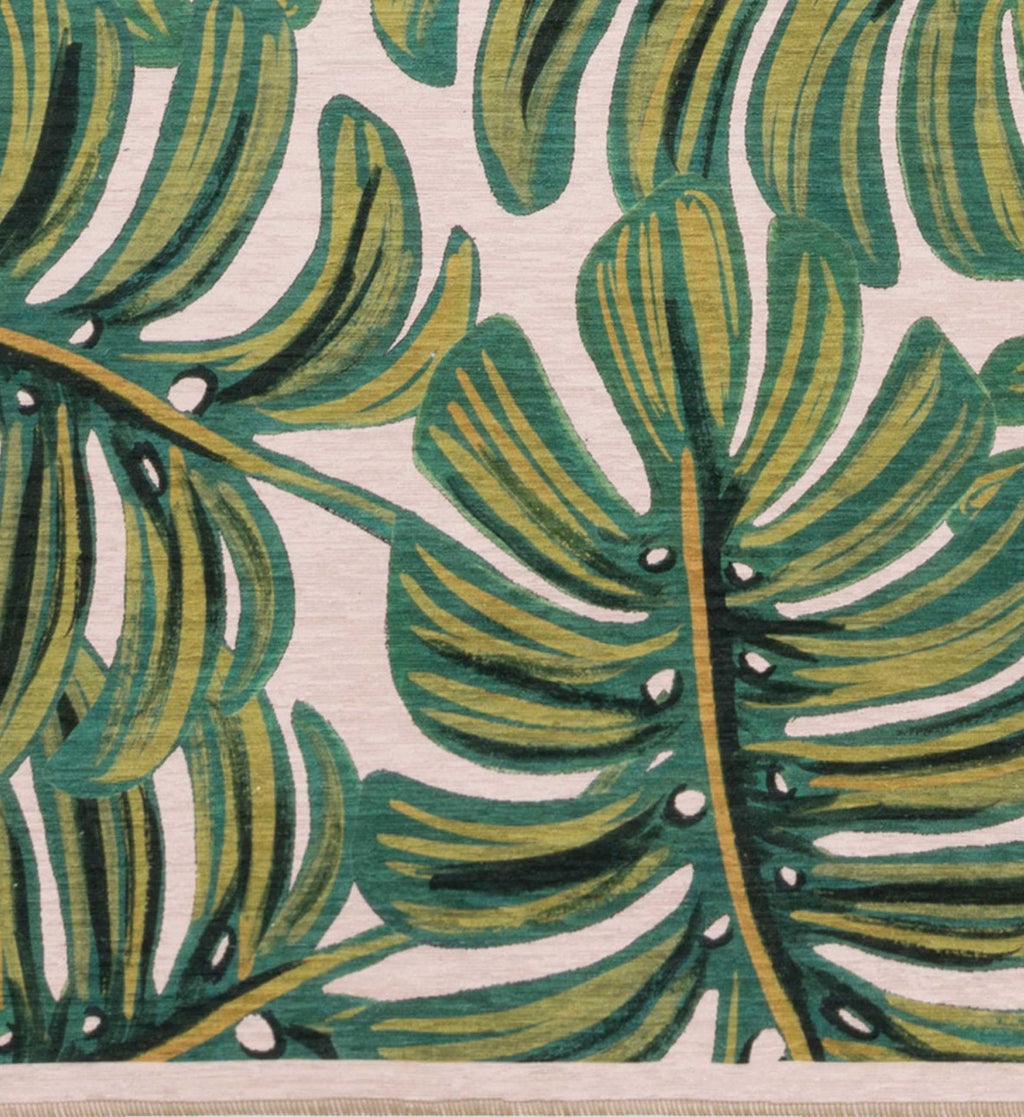 Veranda Monstera Indoor/Outdoor Rug - Cream
