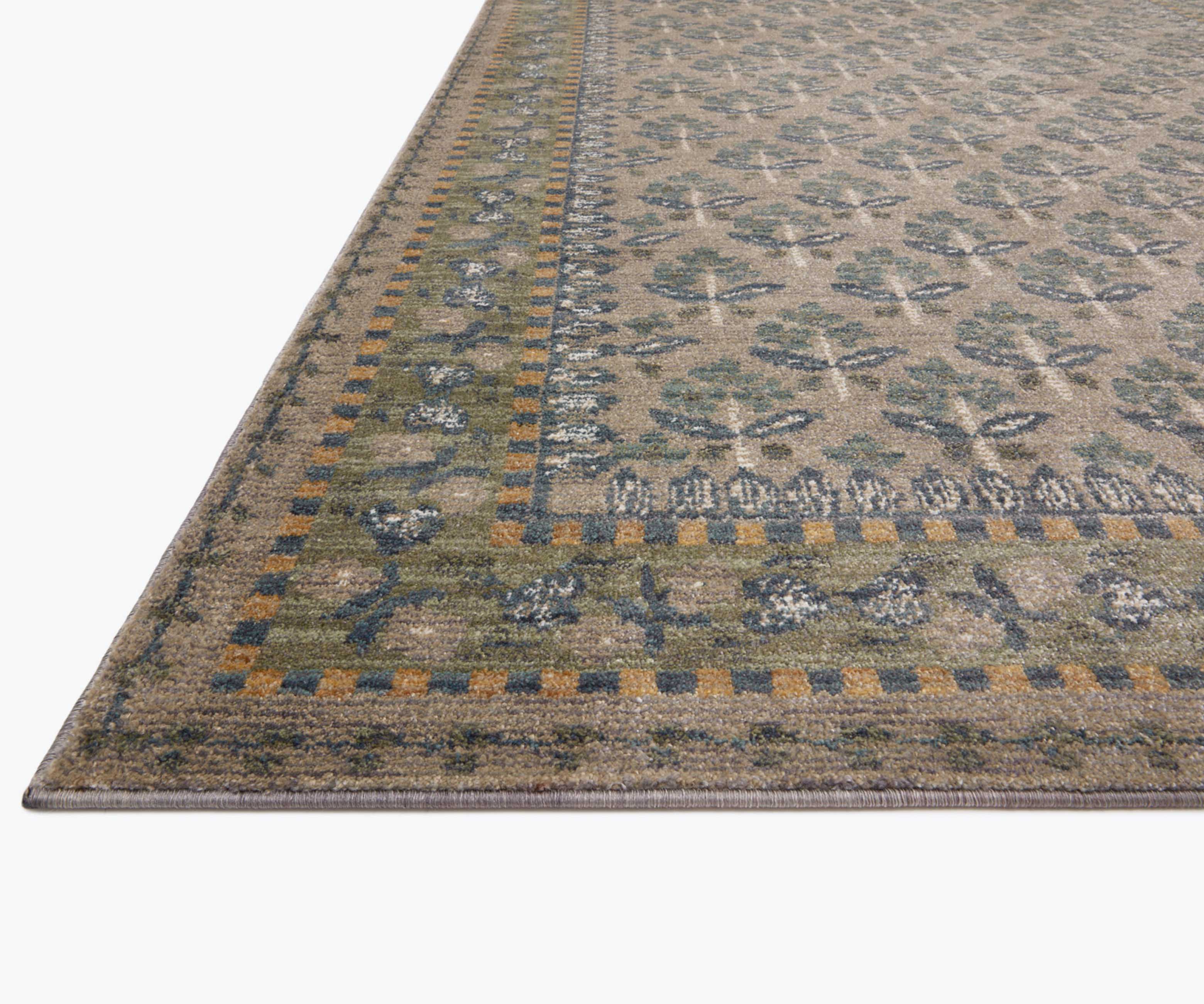 Fiore Forte Power-Loomed Rug - Grey